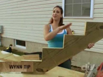 Building Outdoor Wooden Stairs - DIY Network