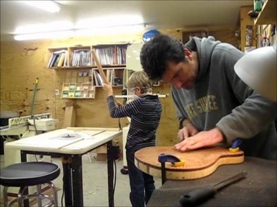 Carving the top (Guitar building Part 15)