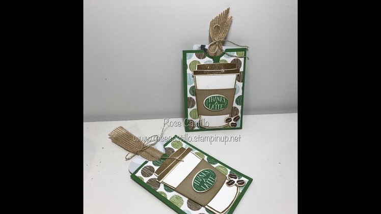 Coffee Cafe Gift Card Holder
