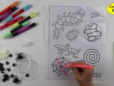 Creepy Bugs Window Art by Creativity for Kids