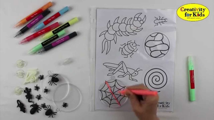 Creepy Bugs Window Art by Creativity for Kids