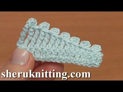 Crochet 3 Chain Picot Stitch Tutorial 42 Part 1 of 26 Crochet For Beginners