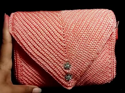 Crochet || preview of arrow crochet bag