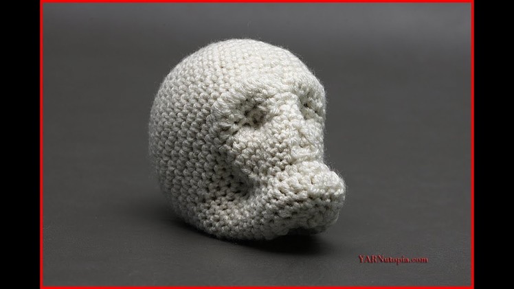 Crochet Tutorial: Crochet Around Mache-Skull