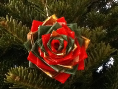 DIY: Duck Tape Christmas Rose Ornament!!!
