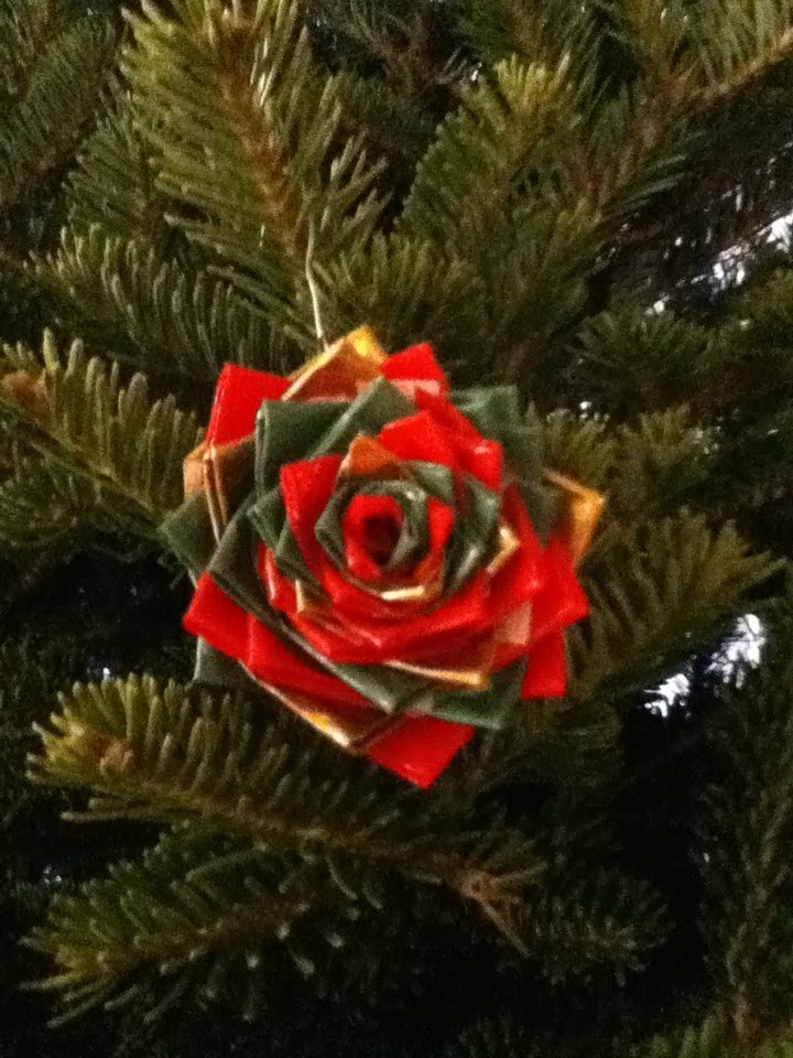 DIY: Duck Tape Christmas Rose Ornament!!!