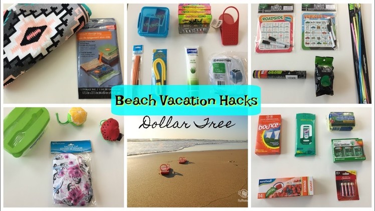 DOLLAR TREE | Beach Vacation Hacks | 2017