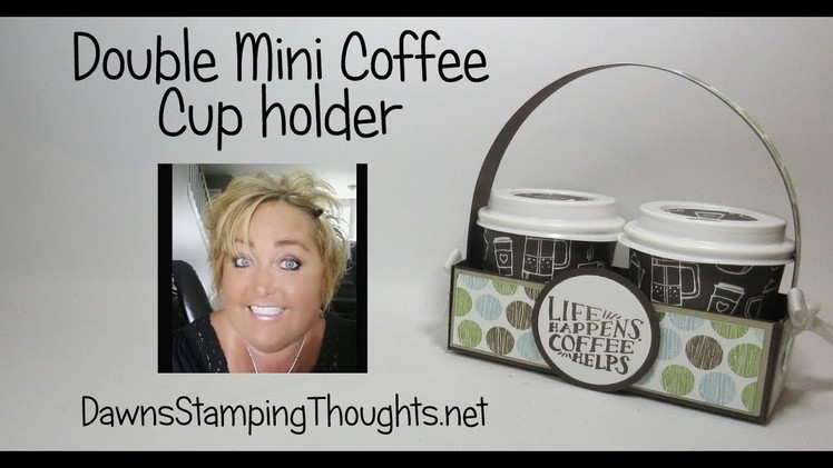 Double Mini Coffee Cup Holder