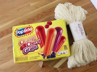 Dyeing Yarn with Popsicles