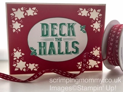 Easy 'Carols of Christmas' card Stampin' Up! products