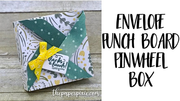 Envelope Punch Board Pinwheel Box