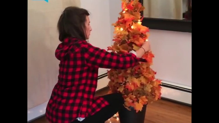 Fall Topiary With Lights in Just 30 Minutes