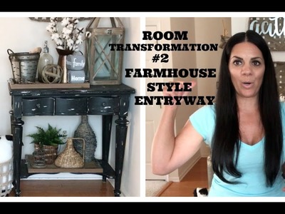 FARMHOUSE STYLE ENTRYWAY - room transformation #2