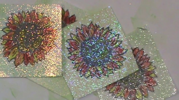 Glitter Stamping Technique