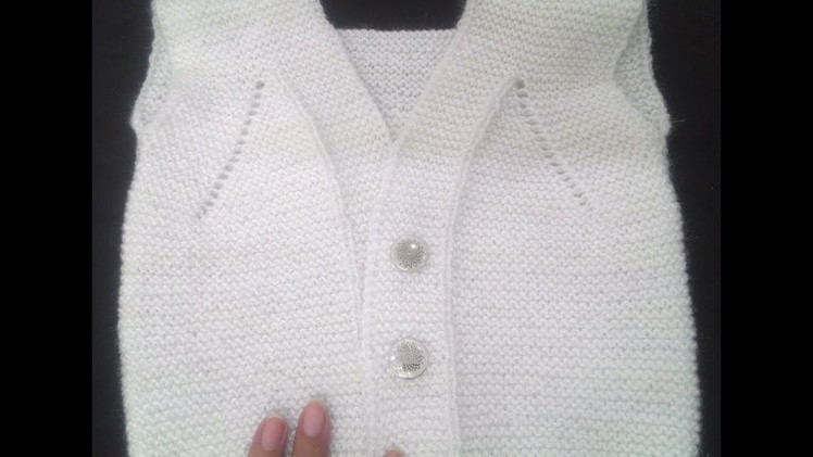 Half Sweater. Jacket in Easy Hindi Knitting ( हाफ स्वेटर या जैकेट कैसे बनाये )