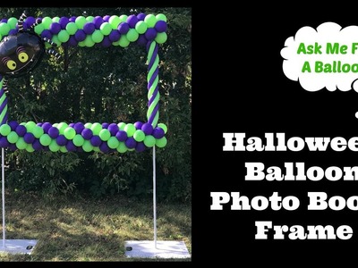 Halloween Balloon Photo Booth Frame