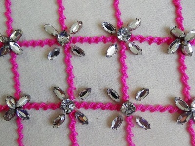 Hand Embroidery: Fancy Border Stitch