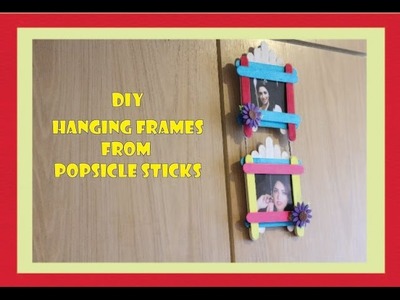 Hanging Frame With Popsicle Sticks: Wall Hangings