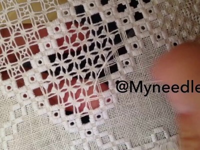 Hardanger embroidery.