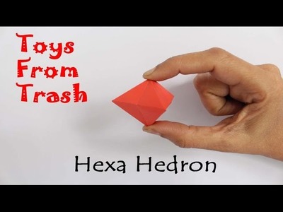 Hexahedron | English | Two triangular pyramids on top of each other