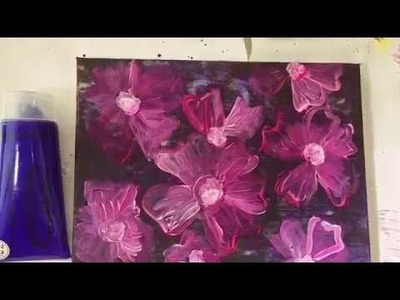 How I use Rubbing Alcohol | Acrylic Paints | Time-lapse Video | Jasvir Kambo