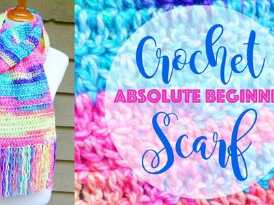 How To Crochet A Scarf for the Absolute Beginner