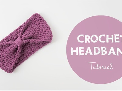 How To Crochet Cute And Easy Baby Headband | Croby Patterns