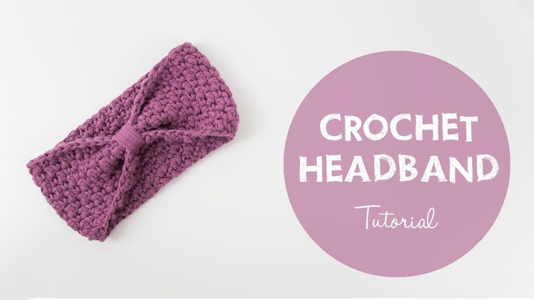 How To Crochet Cute And Easy Baby Headband | Croby Patterns