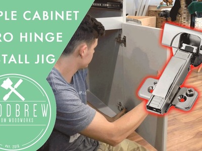 How To Easily Install Euro Cabinet Door Hinges | Woodbrew
