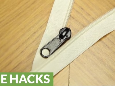 How to fix a zipper on one side of the track