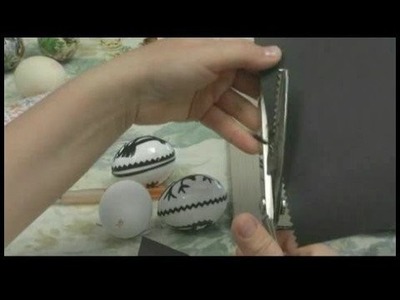 How to Make Decoupage Eggs : Swiss Decoupage Eggs: Cutting Out Patterns