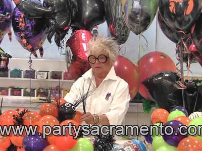 How to make Halloween Balloon Centerpieces from The Party Concierge