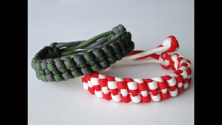 How to Make "modified" 2 Color Track Knot Paracord Bracelet-Inspired by Track Knot.Mad Max Style