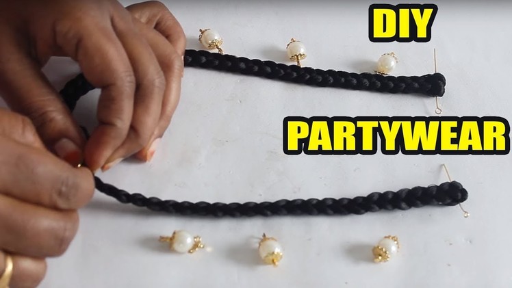 How to Make Silk Thread Black Dori Necklace at Home | zooltv