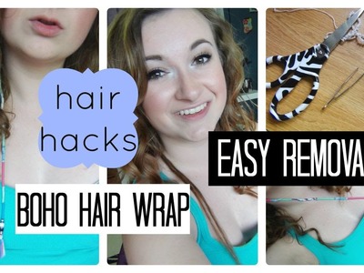 How to Remove a Hair Wrap WITHOUT Cutting Your Hair! | Hair Hack Tutorial