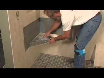 How To Tile a Shower - Floor & Wall Tile Installation #4