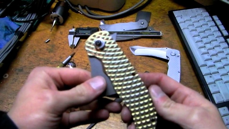 Knifemaking Tuesdays Week 13 - more test blades and flipper framelock action!