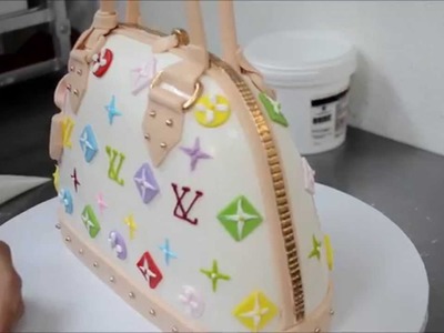 Louis Vuitton Purse Cake tutorial video