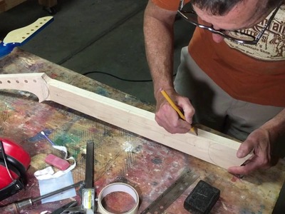 Making A Neck For A 7 String, Multiscale, Fanned Fret Guitar, Part 2
