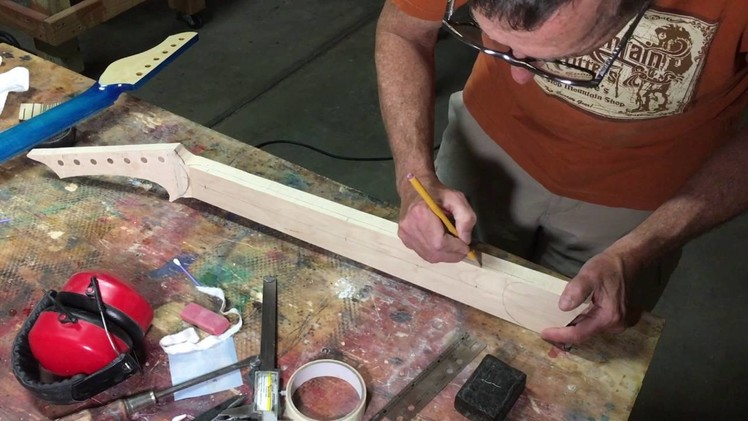 Making A Neck For A 7 String, Multiscale, Fanned Fret Guitar, Part 2