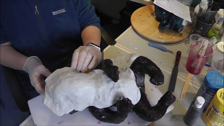 Making a Silicone Baby Doll - Part 2: mother mould, seam and removing sculpt