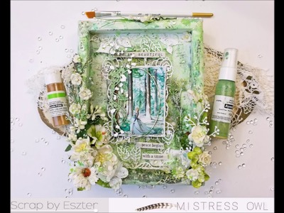 Mixed Media Art - #5 Tutorial video - Picture frame