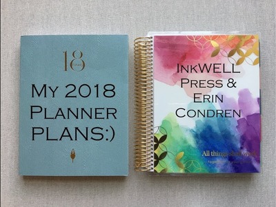 My 2018 Planner Plans;)