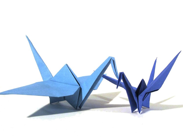 Origami Crane - Easy Origami Tutorial - How to make an easy origami crane
