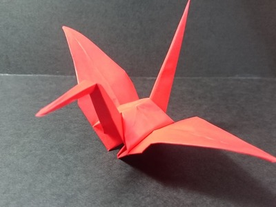 摺紙 摺紙鶴  Origami Crane