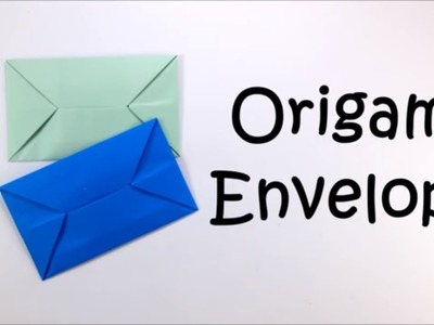 Origami Envelope - Easy Origami Tutorial For Beginners - Paper Envelopes DIY Paper Folding