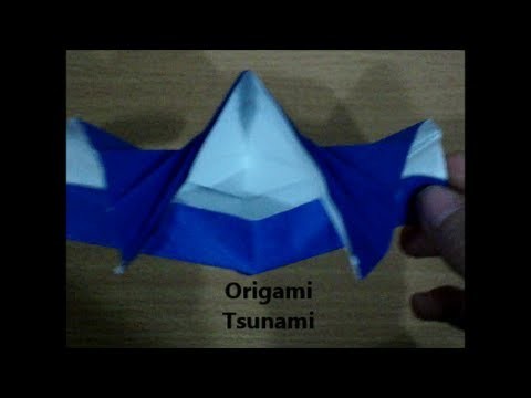 Origami Tsunami designed by Jeremy Shafer (Not a Tutorial)