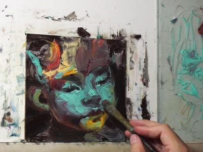 Portrait Painting From Abstraction