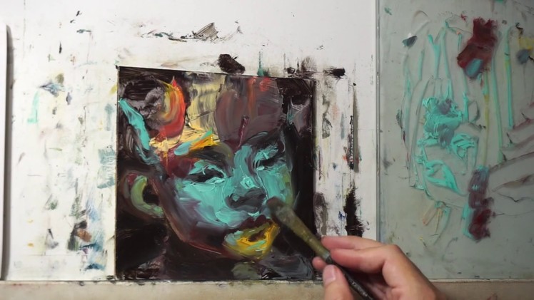 Portrait Painting From Abstraction