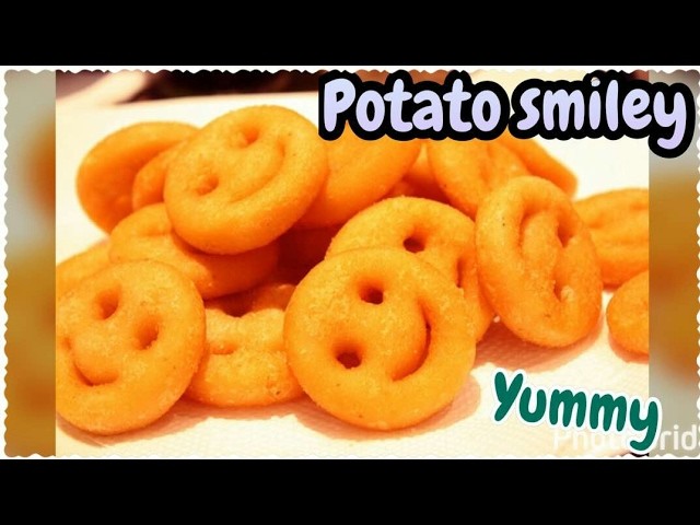 Potato Smiley Recipe | Homemade Easy Crispy Smiley | Cook With Monika